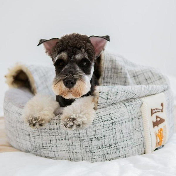 TOUCHDOG Plush Covered Pet Bed - pet beds