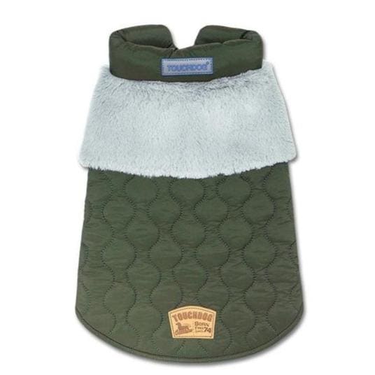 Touchdog Winter Dog Vest - Green / French Bulldog - dog 