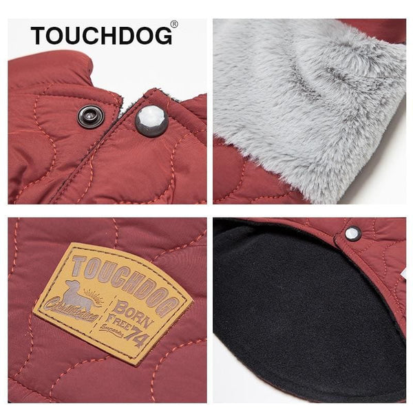 Touchdog Winter Dog Vest - dog jacket