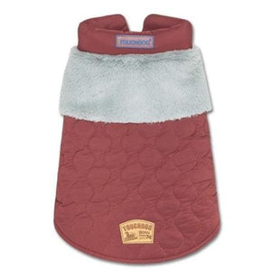 Touchdog Winter Dog Vest - Red / XL - dog jacket
