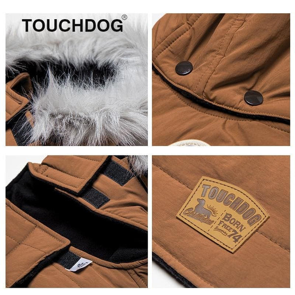 Touchdog Winter Hooded Jacket - dog jacket