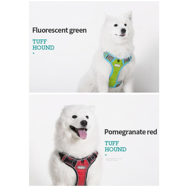 TUFF HOUND Nylon Dog Harness Vest - Max & Cocoa 