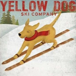 Yellow Dog Ski Company Canvas Print - Max & Cocoa 
